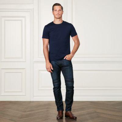 Ralph Lauren Cotton Lisle T-shirt Classic Chairman Navy