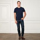 Ralph Lauren Cotton Lisle T-shirt Classic Chairman Navy