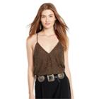 Polo Ralph Lauren Beaded Y-back Tank Bronze