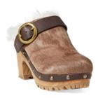 Polo Ralph Lauren Jadyn Shearling-haircalf Clog