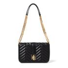 Ralph Lauren Quilted Brenda Shoulder Bag Black
