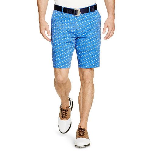 Ralph Lauren Polo Golf Links-fit Stretch Cotton Short New Periwinkle Jaguars