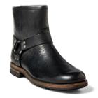 Polo Ralph Lauren Melvin Tumbled Leather Boot Black