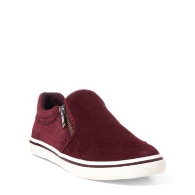 Ralph Lauren Jeorgia Suede Sneaker Port