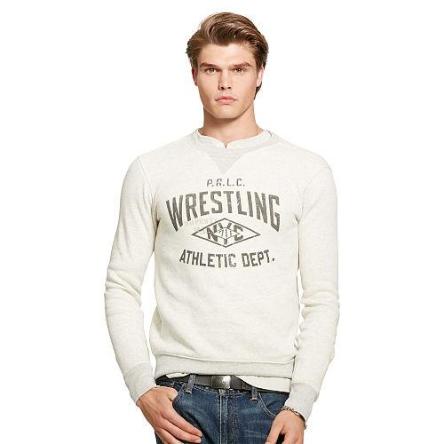 Polo Ralph Lauren Fleece Graphic Sweatshirt Newport Heather