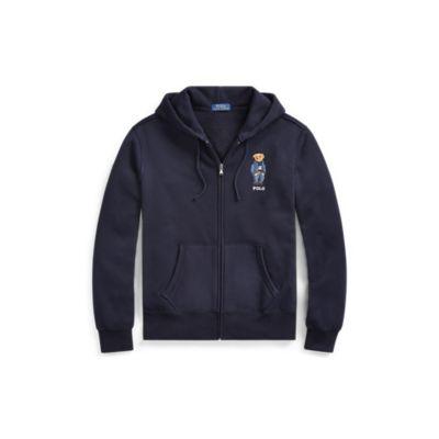 Ralph Lauren Polo Bear Fleece Hoodie Aviator Navy