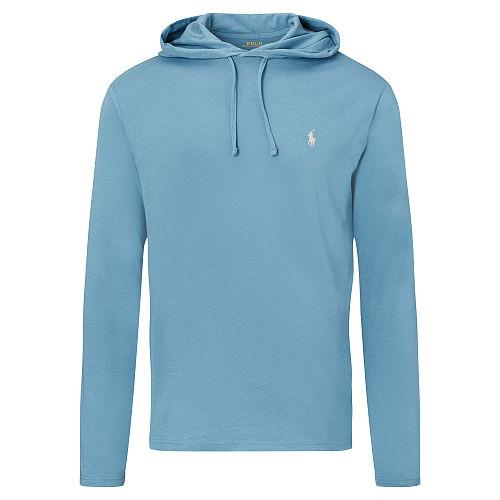 Polo Ralph Lauren Cotton Jersey Hooded T-shirt Blues