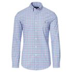Polo Ralph Lauren Plaid Cotton Oxford Shirt Blue/pink Multi