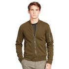Polo Ralph Lauren Double-knit Bomber Jacket Company Olive