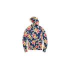 Ralph Lauren Floral Cotton Spa Terry Hoodie Vintage Hibiscus Floral