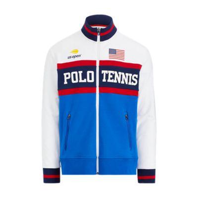 Ralph Lauren Us Open Track Jacket Pure White/sapphire Star
