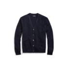 Ralph Lauren Merino-silk-cashmere Cardigan Aviator Navy
