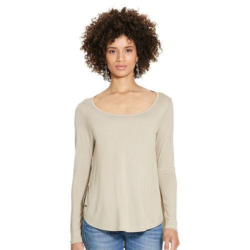 Polo Ralph Lauren Jersey Scoopneck Tee Dark Khaki