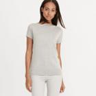 Ralph Lauren Lauren Silk-blend Cap-sleeve Sweater Platinum Heather