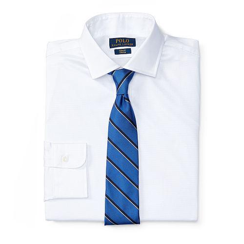 Polo Ralph Lauren Slim Stretch Twill Dress Shirt 1084 White