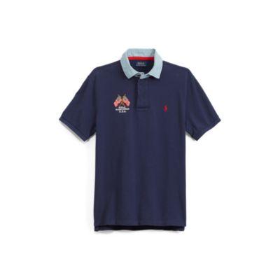 Ralph Lauren Classic Fit Mesh Polo Shirt Cruise Navy