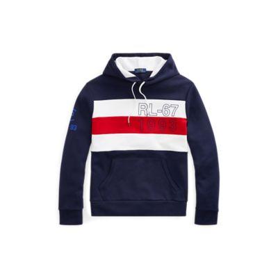 Ralph Lauren Cp-93 Double-knit Hoodie Cruise Navy Multi