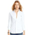 Polo Ralph Lauren Knit Cotton Oxford Shirt White