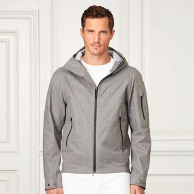 Ralph Lauren Bradford Performance Jacket Medium Grey Melange