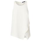 Polo Ralph Lauren Asymmetrical-overlay Top Marshmallow