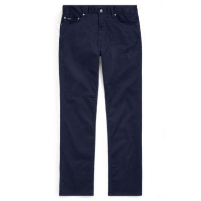 Ralph Lauren Classic Fit Cotton Pant Collection Navy