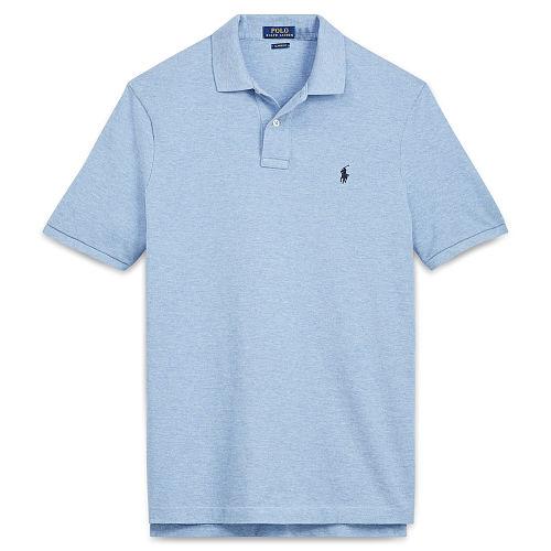 Polo Ralph Lauren Classic Fit Cotton Mesh Polo Jamaica Heather