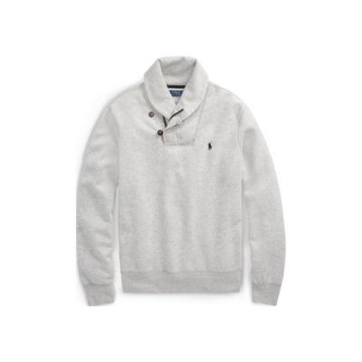 Ralph Lauren Cotton-blend-fleece Pullover Andover Heather