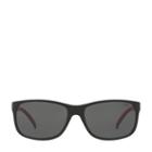 Polo Ralph Lauren Polo Striped Square Sunglasses Matte Black