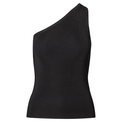 Ralph Lauren Lauren One-shoulder Top Polo Black