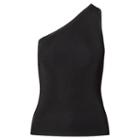 Ralph Lauren Lauren One-shoulder Top Polo Black