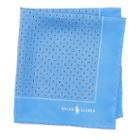 Polo Ralph Lauren Neat Silk Pocket Square Blue