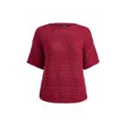 Ralph Lauren Cable-knit Raglan Sweater Carmine Red