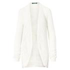 Ralph Lauren Lauren Cable-knit Open-front Cardigan Herbal Milk