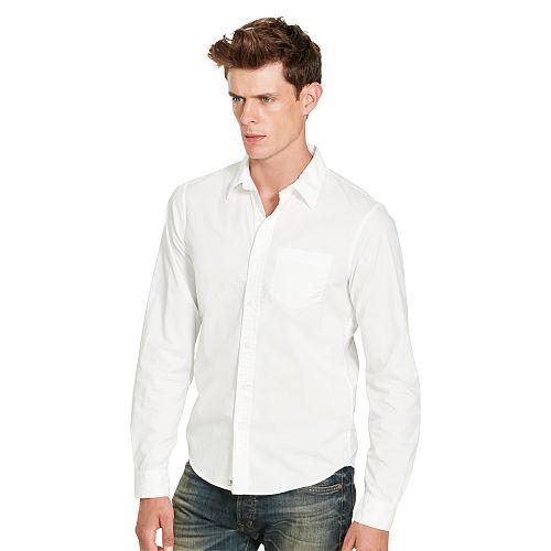 Ralph Lauren Denim & Supply Stretch Slim Fit Cotton Shirt White