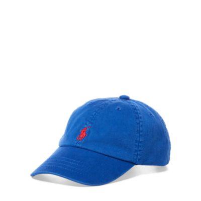Ralph Lauren Cotton Chino Baseball Cap New Iris 12-24m