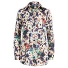 Ralph Lauren Lauren Floral Satin Shirt