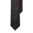 Ralph Lauren Tonal Checked Silk Narrow Tie Black