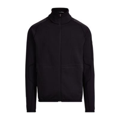 Ralph Lauren Custom Fit Fleece Jacket Polo Black