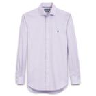 Polo Ralph Lauren Standard Fit Cotton Shirt Lavender/white