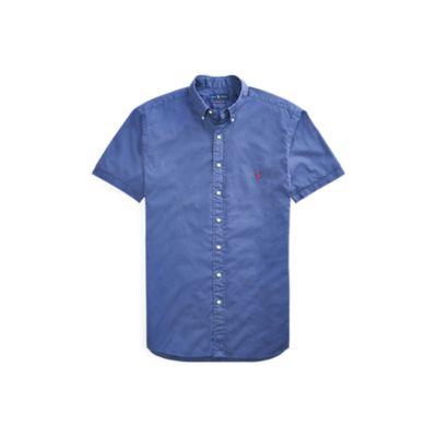 Ralph Lauren Classic Fit Cotton Twill Shirt Light Navy 2x Big
