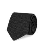 Ralph Lauren Dot Silk Bourette Narrow Tie Black