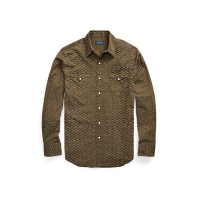 Ralph Lauren Classic Fit Star Twill Shirt Micro Star