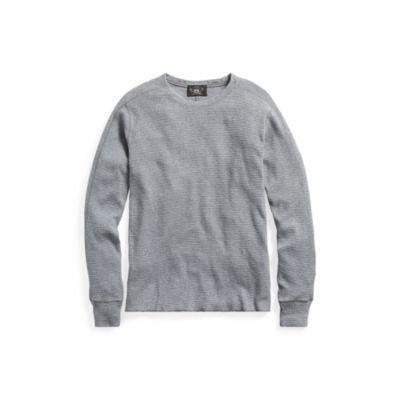 Ralph Lauren Waffle-knit Jasp T-shirt Blue Jaspe Heather