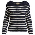 Ralph Lauren Denim & Supply Striped Rollneck Sweater Navy Cream