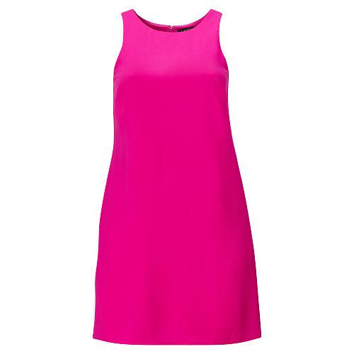 Ralph Lauren Lauren Woman Crepe A-line Dress Atlas Pink