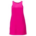 Ralph Lauren Lauren Woman Crepe A-line Dress Atlas Pink