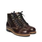 Ralph Lauren Wythe Leather Boot Brown