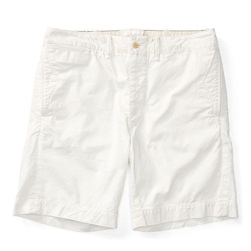 Ralph Lauren Rrl Cotton Chino Officer's Short White