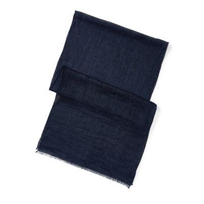 Ralph Lauren Linen Scarf Navy