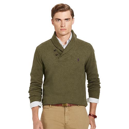 Polo Ralph Lauren Estate-rib Cotton Pullover Alpine Heather